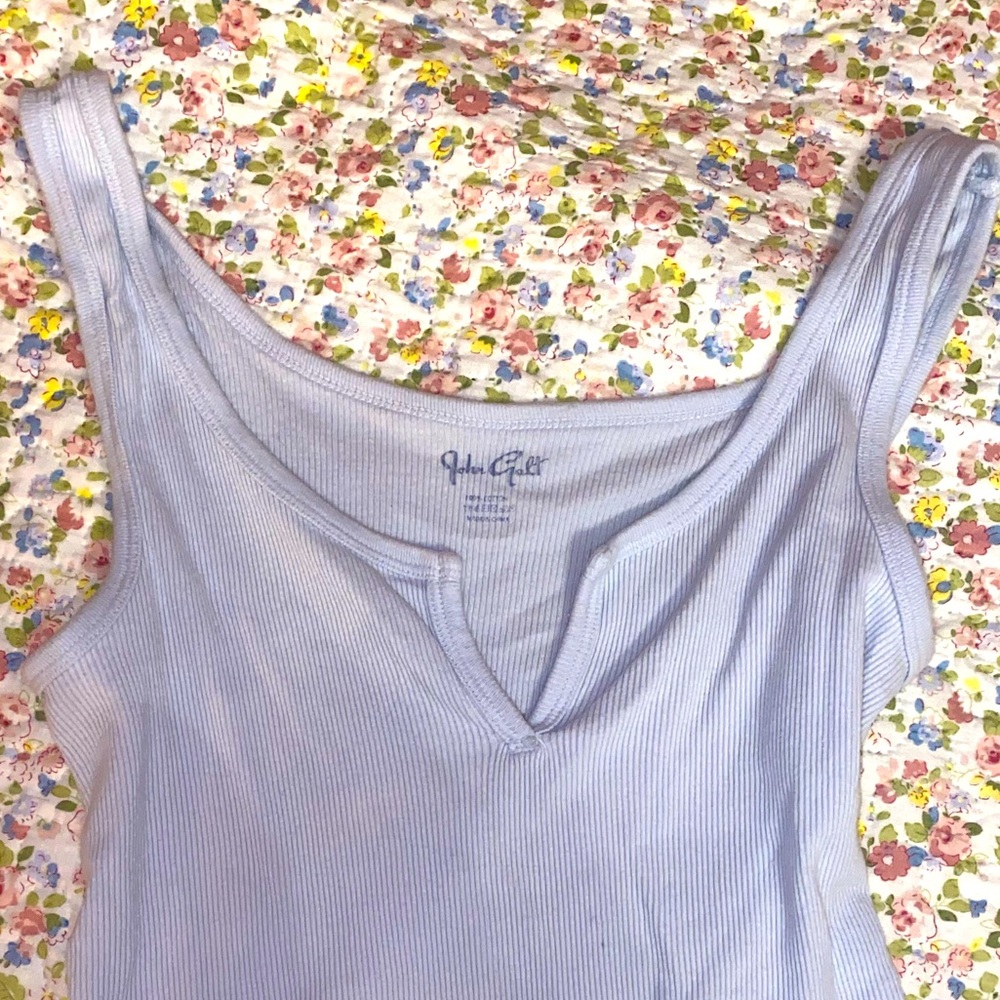 John Galt Light Blue Tank Top